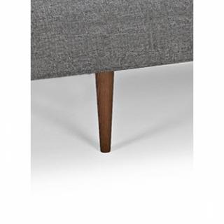 INNOVATION LIVING  Canape design ZEAL STYLETTO convertible lit 200*70 cm tissu Elegance Paprika.