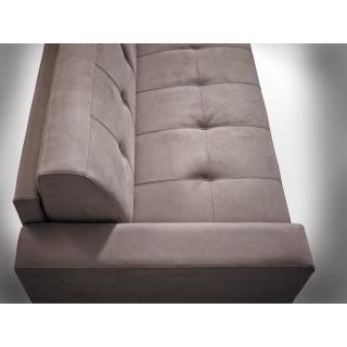 Canapé convertible express SAPHIR 140cm matelas 18cm sommier lattes RENATONISI