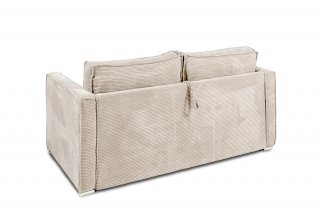 Canapé convertible express 140 MANDELIEU matelas 18 cm sommier METAL
