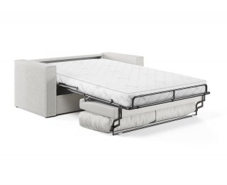 Canapé convertible EXPRESS IBIZA couchage 140 cm matelas 16 cm sommier LATTES