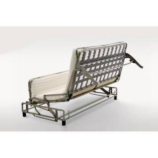 Canapé lit 3 places PARIS en microfibre noir couchage 140cm ouverture express sommier lattes RENATONISI