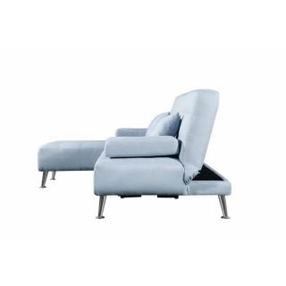 Ensemble DANTE convertible 3 pièces canapé méridienne fauteuil tissu tweed