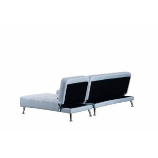 Ensemble DANTE convertible 3 pièces canapé méridienne fauteuil tissu tweed
