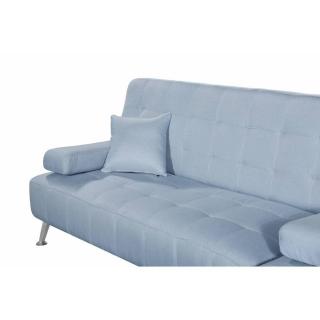 Ensemble DANTE convertible 3 pièces canapé méridienne fauteuil tissu tweed