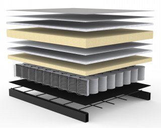 INNOVATION LIVING  Canapé lit CONE convertible 160x195 tissu Cordufine Green