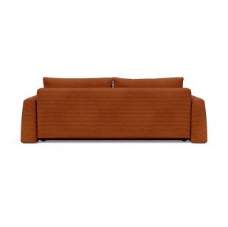 INNOVATION LIVING  Canapé lit CONE convertible 160x195 tissu Corduroy Orange