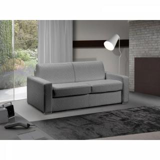 Canapé lit 2-3 places MASTER convertible EXPRESS 120 cm Tweed Cross gris silex MATELAS 18 CM INCLUS