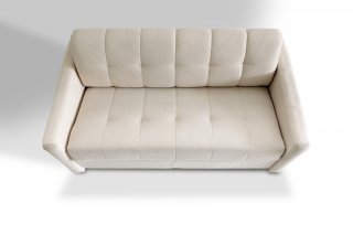 Canapé lit VALLAURIS convertible EXPRESS 120cm sommier métal matelas 22 cm