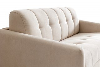 Canapé lit VALLAURIS convertible EXPRESS 140cm sommier métal matelas 16 cm