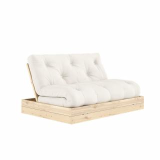 Canapé lit futon FLIP Naturel couchage 140 x 200 cm 