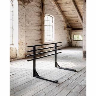 Canapé lit noir SHIN SANO futon avocat couchage 140*200cm