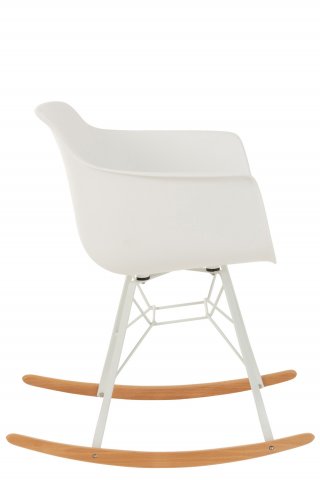 Chaise à Bascule Rocky Blanche
