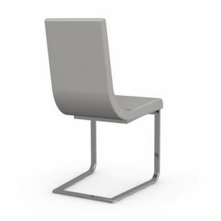 CRUISER chaise haut de gamme de CALLIGARIS assise cuir blanc