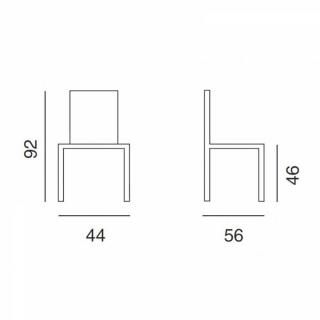 lot de 2 chaises design HELLEN polyuréthane façon cuir gris pieds écopelle gris titane