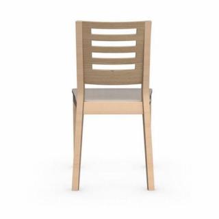 Chaise italienne STYLE  structure chêne assise tissus