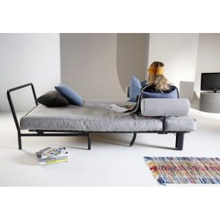 INNOVATION LIVING Canapé BZ convertible design avec accoudoirs ALVIS   200*140cm