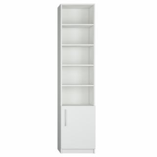 Colonne bibliothèque 1 porte 50*50 cm Hauteur 240 cm personnalisable