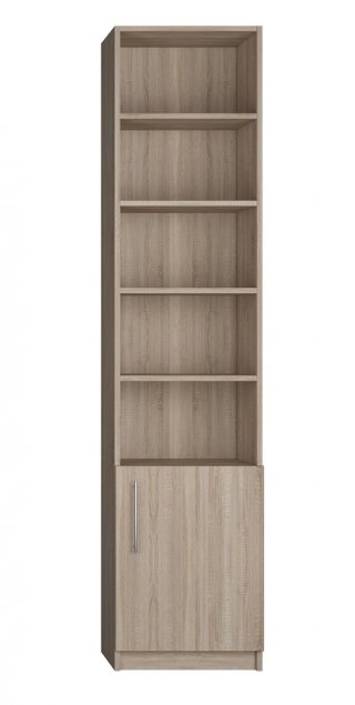 Colonne bibliothèque 1 porte 50*50 cm Hauteur 240 cm personnalisable