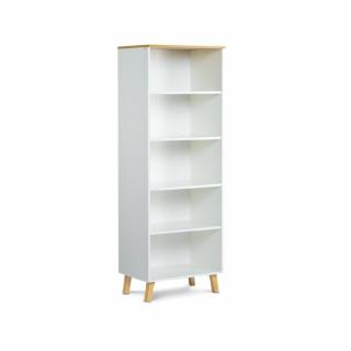 Colonne de rangement blanc FREDO 4 étagères