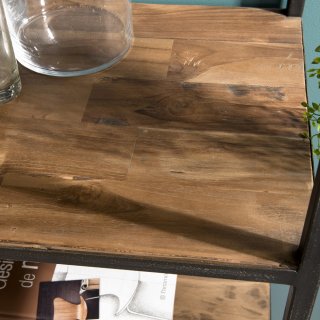 Etagères SIXTINE style industriel 4 tiroirs 4  étagères en bois et métal