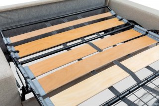 Canapé d'angle réversible  EXPRESS DIAMANT 140 cm matelas 16 cm sommier lattes RENATONISI