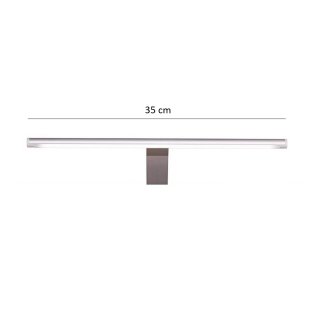 1 Paire d' éclairage LED LINE support coloris graphite.