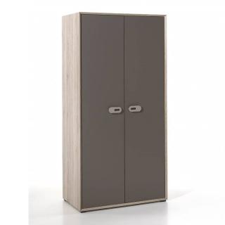Ensemble chambre enfant AMAURY chêne/marron 3 éléments couchage 90 x 200cm