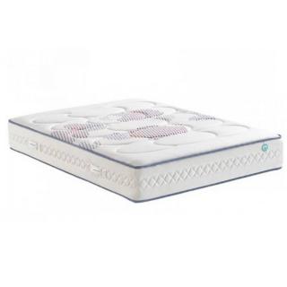 Ensemble MERINOS double sommier ferme avec matelas ENERGETIK à ressorts ensachés couchage 2*80*200cm