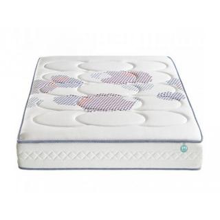Ensemble MERINOS double sommier ferme avec matelas ENERGETIK à ressorts ensachés couchage 2*80*200cm