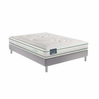 Ensemble Dunlopillo EUGEN 7 140 x 200 cm matelas 100% Latex 22 cm sommier à lattes fixe