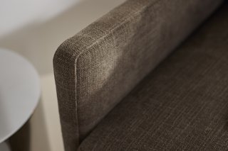 INNOVATION LIVING  Fauteuil NEAH SLIM convertible 80x195 tissu Esina Cedar Brown