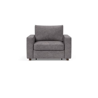 INNOVATION LIVING  Fauteuil NEAH STANDARD  convertible 80x195 tissu Avella Warm Grey