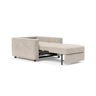 INNOVATION LIVING  Fauteuil NEAH STANDARD  convertible 80x195 tissu Avella Sand
