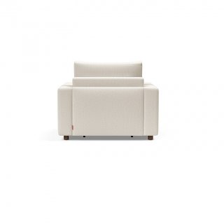 INNOVATION LIVING  Fauteuil NEAH STANDARD  convertible 80x195 tissu Bouclé Off White