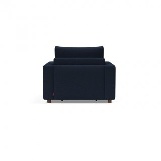 INNOVATION LIVING  Fauteuil NEAH STANDARD  convertible 80x195 tissu Mixed Dance Blue
