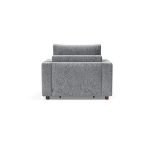 INNOVATION LIVING  Fauteuil NEAH STANDARD  convertible 80x195 tissu Twist Granite