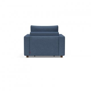 INNOVATION LIVING  Fauteuil NEAH STANDARD  convertible 80x195 tissu Weda Blue