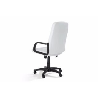 Fauteuil de bureau HERMES revêtement polyuréthane PUblanc