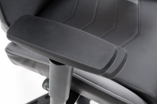 Fauteuil gaming réglable SPACE-RACER PU mesh noir et gris