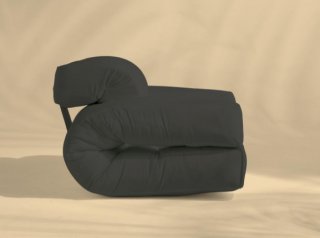 Fauteuil extérieur transformable HIPPO OUT couleur Gris anthracite