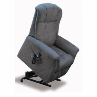 FREEDOM fauteuil relax et releveur électrique (bi-moteur) microfibre gris