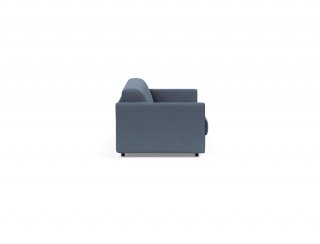 Canapé convertible express 140  ILB 501 matelas ressorts 5 zones 12cm tissu Yogia Oceane Blue