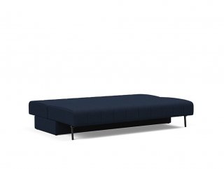INNOVATION LIVING  Canapé lit AKELLO couchage 143x200 cm tissu Mixed Dance Blue
