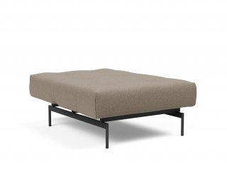 Fauteuil modulable  ILB 202 acier noir tissu Mahoga Caramel Grey