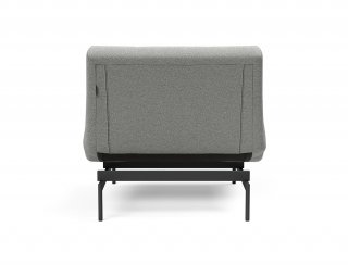 Fauteuil modulable  ILB 202 acier noir tissu Mahoga Dove Grey