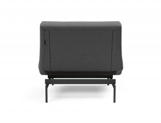 Fauteuil modulable  ILB 202 acier noir tissu Mahoga Seal Grey