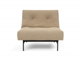 Fauteuil modulable  ILB 202 acier noir tissu Yogia Ginger 