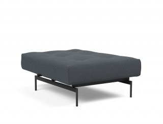 Fauteuil modulable  ILB 202 acier noir tissu Mozart Grey Bronze