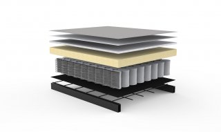  Canapé convertible Lit de repos NOLIS  piétement Chêne laqué  tissu Avella Sand