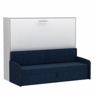 Blanc & sofa bleu nuit
